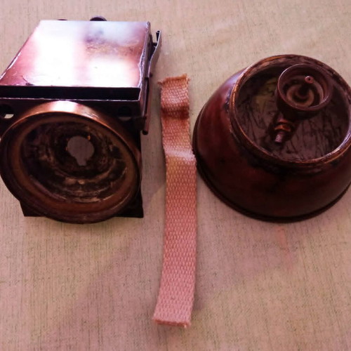 Authentic Antique Kerosene Lantern for Photographic Darkroom used