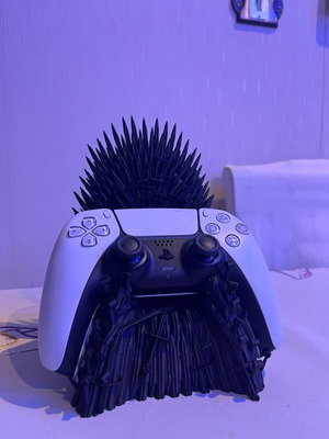 PS5 DualSense Controller Stand 3D Printed New Iron Throne Style