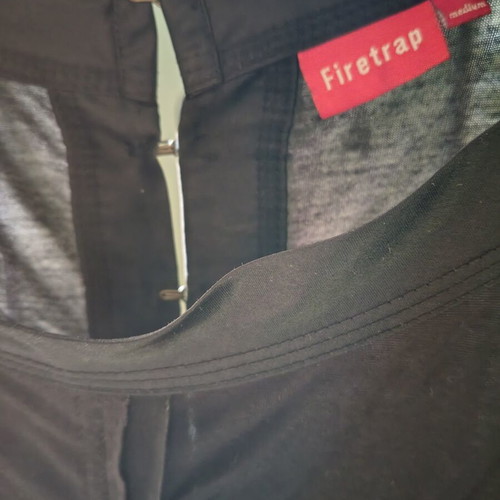 Firetrap women's blouse medium like new, black