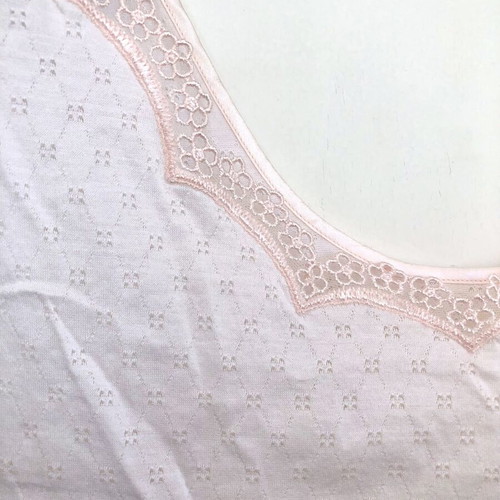 Vintage Lace Tank Top Malizia by La Perla Medium pale pink like new
