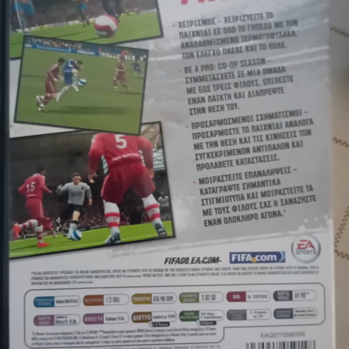 FIFA 08 and FIFA 07 PC games used, sports