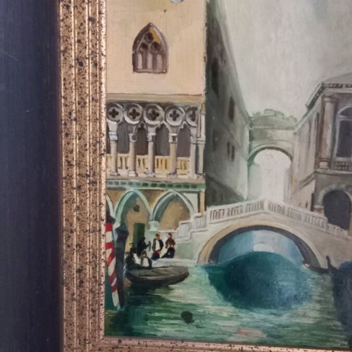 Oil painting signed, like new, 46x40cm