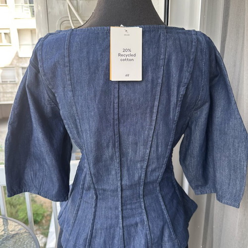 H&M Blue Summer Shirt New, Light Soft Cotton