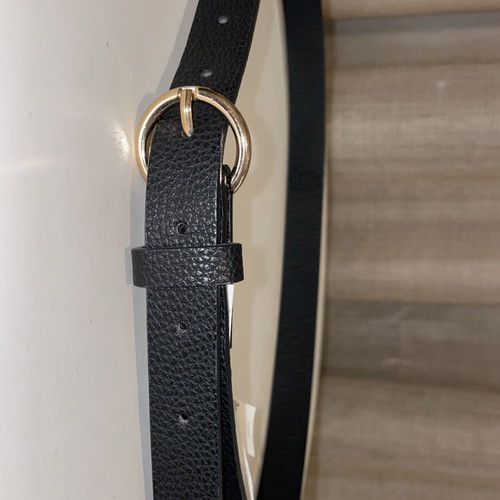 Women's thin black belt new