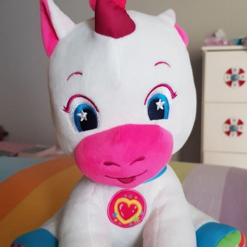 Clementoni Unicorn Plush Toy like new with songs and lights