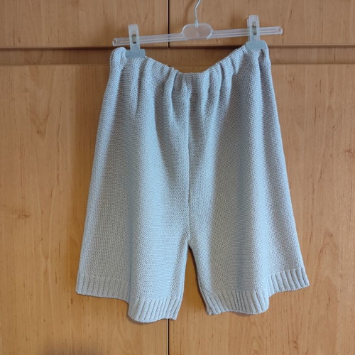 Knitted shorts Tailor Made knitwear new, beige-gray, size L