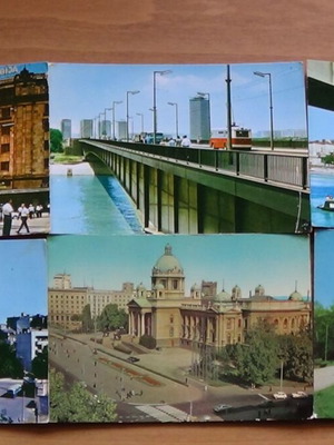 Καρτ ποστάλ Βελιγράδι της δεκαετίας του 70 σαν καινούργιο, πακέτο 6