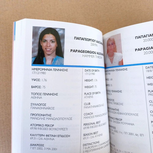 Book Hellenic Olympic Team Athens 2004 like new