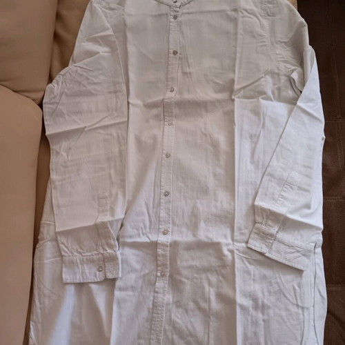 Zara white long-sleeve kaftan like new, size L