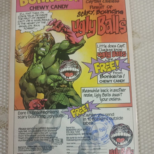 The Incredible Hulk #331 comic book used, 1987 Marvel