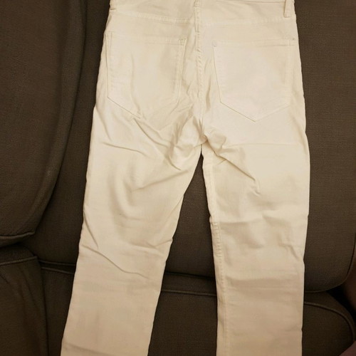 White denim pants new, size 26 or small