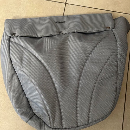 Port Bebe Cangaroo gray with stroller cover like new
