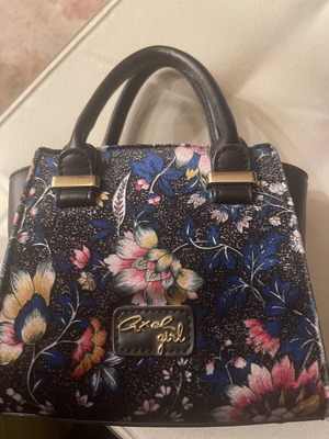 Axel Girl vintage style floral mini τσάντα σαν καινούργιο με λουράκι ώμου