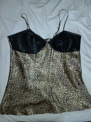 Leopard Print Dress like new, satin slip, party wear