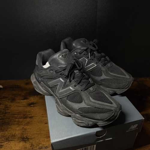 New Balance 9060 sneakers, size 45, black
