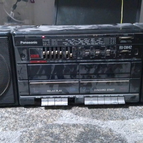 Panasonic Boombox 80s μεταχειρισμένο ραδιοενισχυτής με equalizer και bass boost