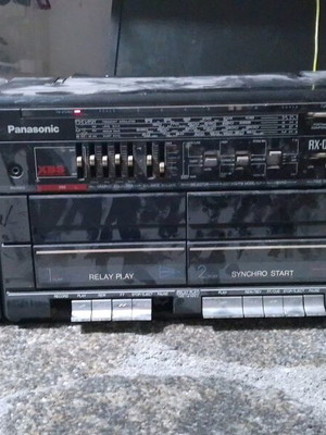 Panasonic Boombox 80s μεταχειρισμένο ραδιοενισχυτής με equalizer και bass boost