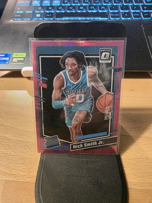 Nick Smith Jr. Rated Rookie Pink Velocity Prizm card like new