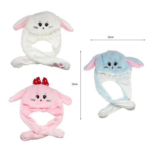 Winter hat with LED light and ear movement new