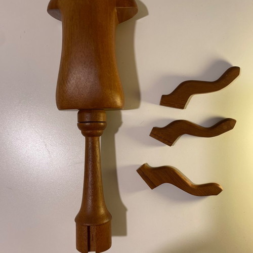 Wooden jewelry stand bust new