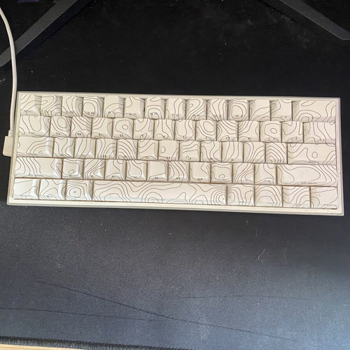 Redragon Fizz K617 RGB keyboard custom modded, like new