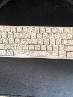 Redragon Fizz K617 RGB keyboard custom modded, like new