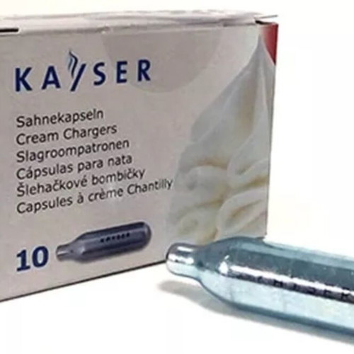 Kayser 1L Pastry Siphon with 80 Capsules new