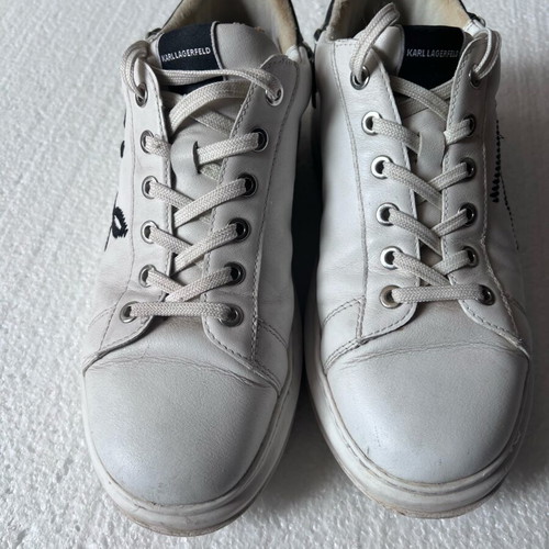 Karl Lagerfeld trainers used, size 40, black and white