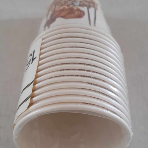 Sarah Kay paper cups new, pack of 15 pieces