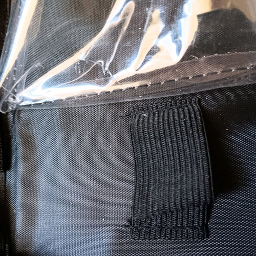 Protective case used with zipper, black
