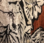 Twinset women's floral cardigan like new, multicolor No S