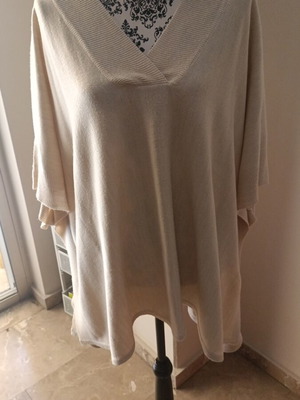 Poncho H&M beige one size like new