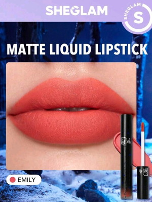 Matte liquid lipstick Sheglam x Corpse Bride shade Emily new