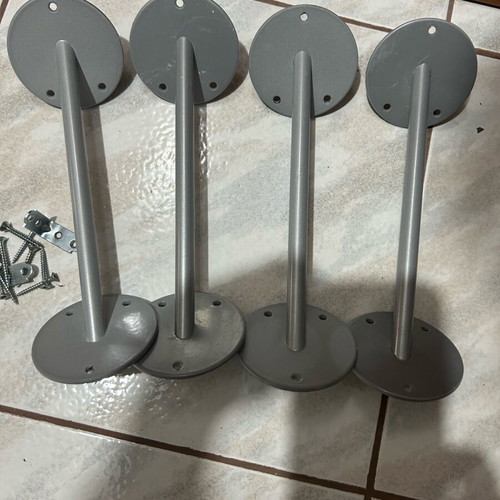 Steel Shelf Support Brackets new, set of 4 pieces