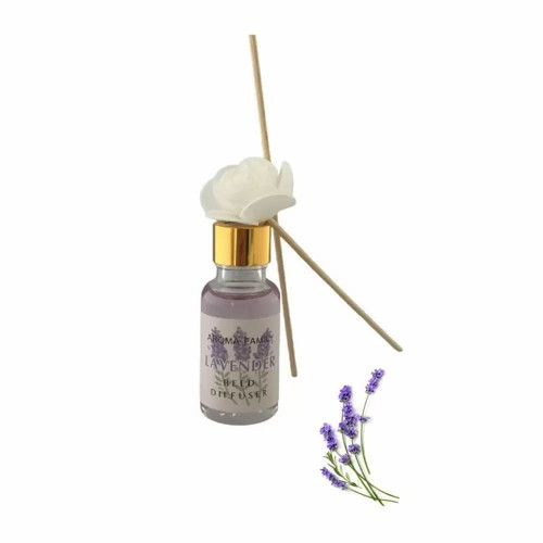 Lavender room diffuser with sticks 20 mL new