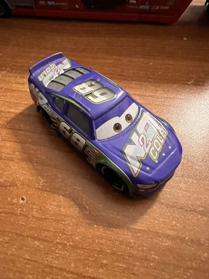 Disney Pixar Cars #68 Parker Brakeston N20 Cola 1:55 Die Cast Vehicle Mattel като нов