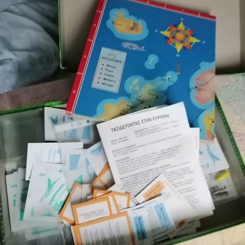 Traveling in Europe board game used