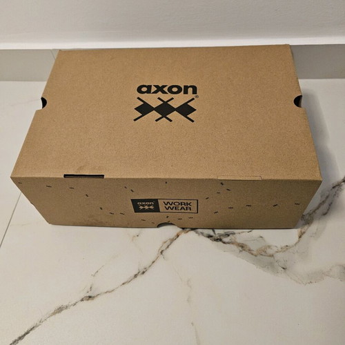 Axon Δερμάτινα Μποτάκια Ασφαλείας Ανδρικά Ν43 Καινούργια Μαύρα