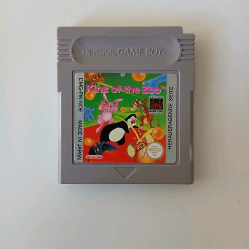 King Of The Zoo Game Boy like new puzzle game