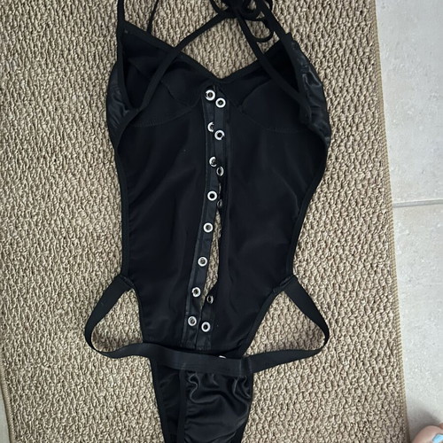 Black swimsuit bodysuit size M like new