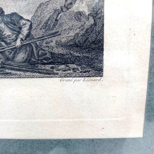 Tournoi Turc Αυθεντική γκραβούρα-χαρακτικό 1782 σε κορνίζα