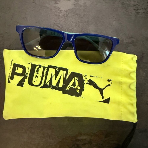 Puma kids sunglasses like new, blue and green