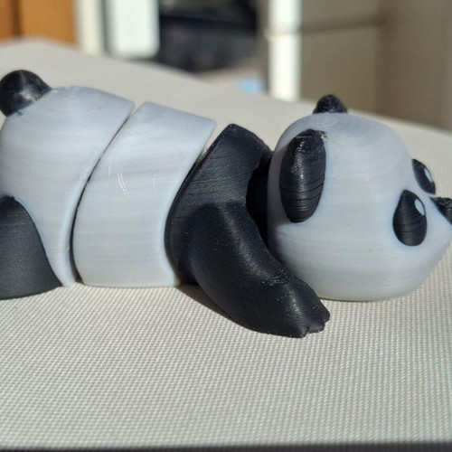Panda articulated decorative toy 9cm new
