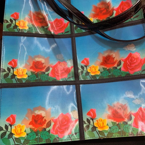 Plastic bag used with 3D image