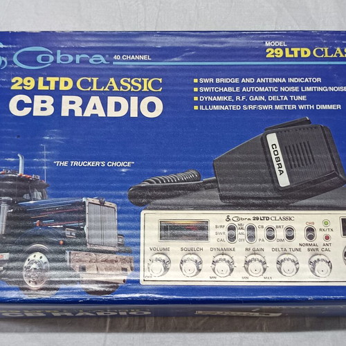 Cobra 29LTD Classic CB radio with microphone