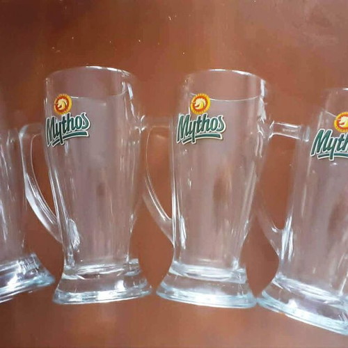 Mythos beer glasses like new, set of 4 x 500ml