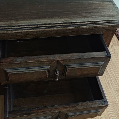 Two nightstands used, solid wood, classic design