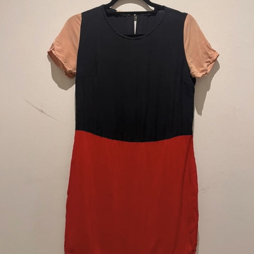 Odette Mini Dress 100% Silk S/M Very Good Condition