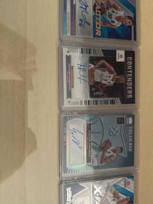 Real Madrid Panini cards autographed like new