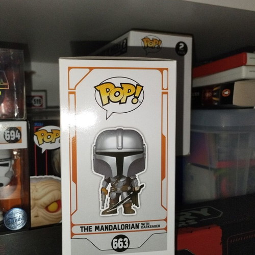 Star Wars The Mandalorian with Darksaber Funko Pop 663